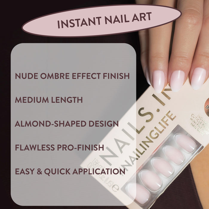 So Selena Nude Ombré Press-On Nails