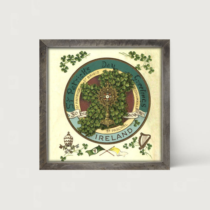 St. Patrick's Day Greetings - Framed art