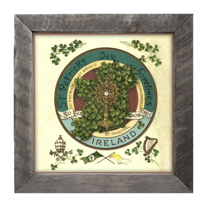 St. Patrick's Day Greetings - Framed art