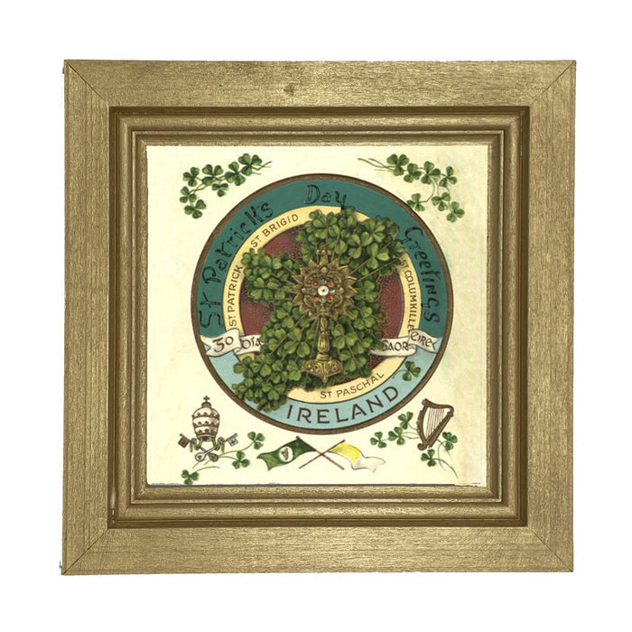 St. Patrick's Day Greetings - Framed art