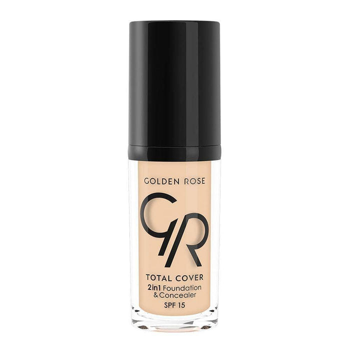TOTAL COVER 2in1 Foundation & Concealer - Golden Rose Cosmetics Pakistan.