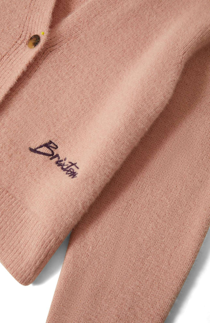 Women's Town Cardigan in the color Mellow Rose - Additional Laydown image