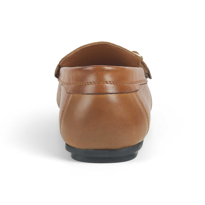 Men's Tan Double Monk Shoes Tresmode