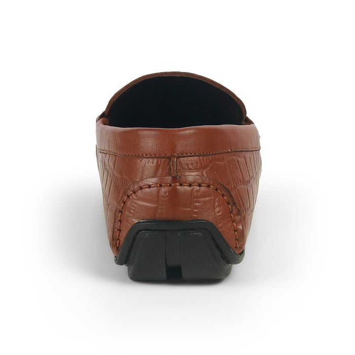 Men's Genuine Leather Driving Loafers Tresmode