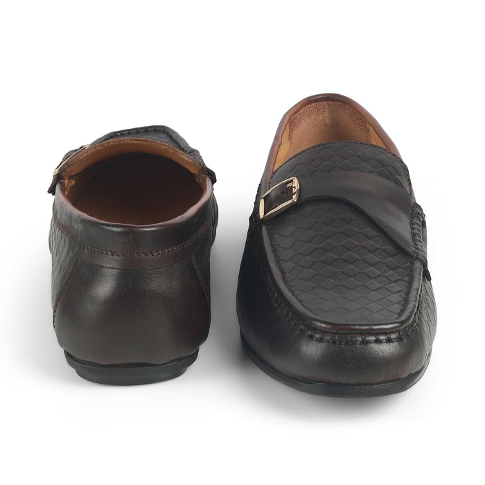 Men's Square Toe-shape Single Monk Shoes Tresmode
