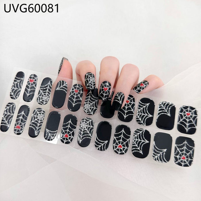 UV gel nail sticker semi-cured UVG60081