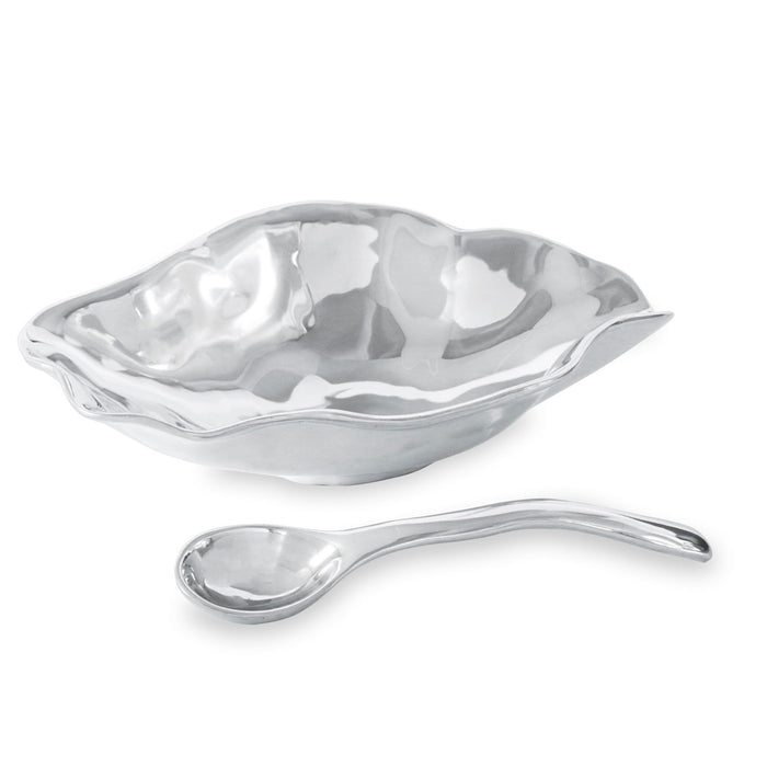 Vento Claire Medium Bowl with Spoon