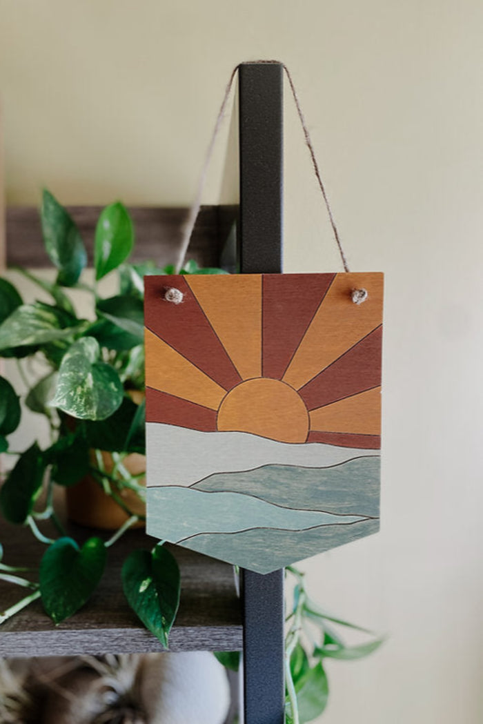 Vintage Sunset Stain by Numbers