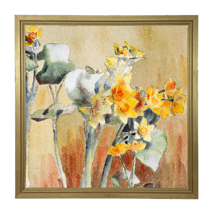 Watercolor Day Lilies - Framed art