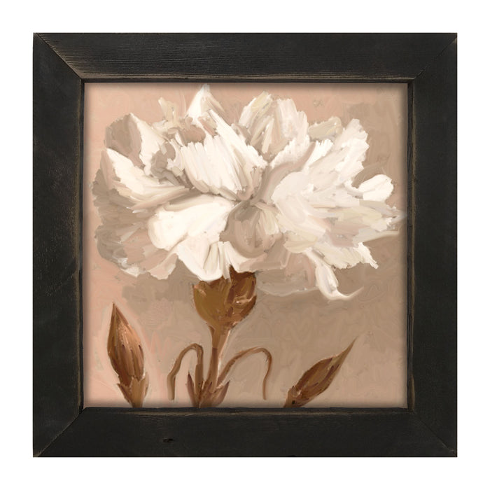White Carnation - Framed art